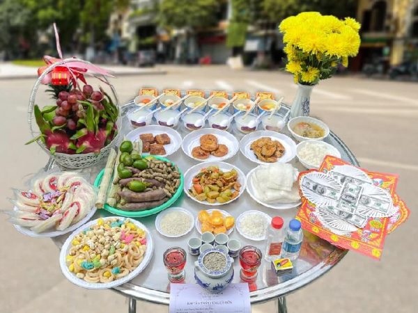 Mâm cúng cô hồn hàng tháng gồm những gì?